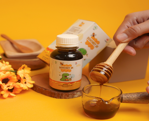 Botol madu (ilustrasi)